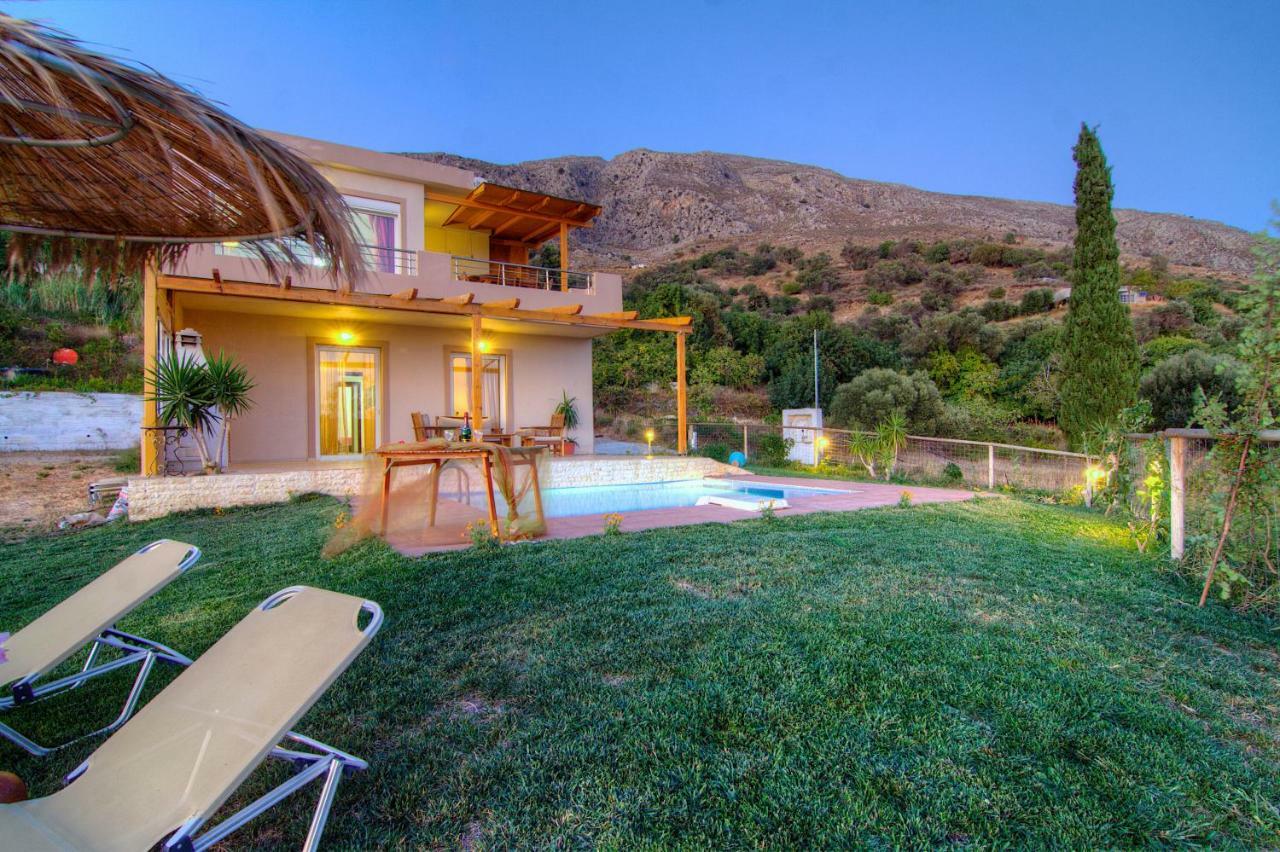 Villa Despina 2 Plakias Private Villa, Private Swimming Pool Garden, Panoramic Sunset *