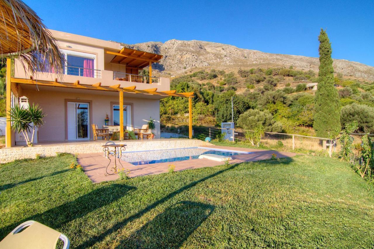 Despina 2 Plakias Private Villa, Private Swimming Pool Garden, Panoramic Sunset * Asomatoi